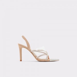 Aldo Aabelle Strappy high heel sandal - Stiletto heel Sandalet Kadın Bej Rengi | ODYU23098