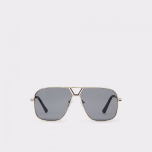 Aldo Adrerarid Aviator sunglasses Güneş Gözlüğü Erkek Siyah Altın | KWBQ12638