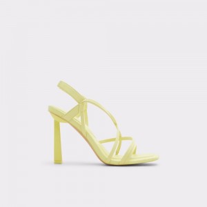 Aldo Amilia Strappy heeled sandal Sandalet Kadın Açık Sarı | CXUJ16853