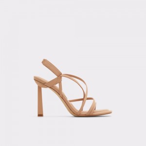 Aldo Amilia Strappy heeled sandal Sandalet Kadın Bej Rengi | HMFS83425