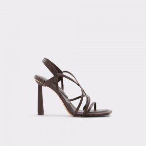 Aldo Amilia Strappy high heel sandal Sandalet Kadın Koyu Kahverengi | IVZH15392