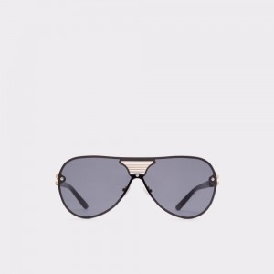 Aldo Aonyx Aviator sunglasses Güneş Gözlüğü Erkek Siyah Altın | TVUC29364