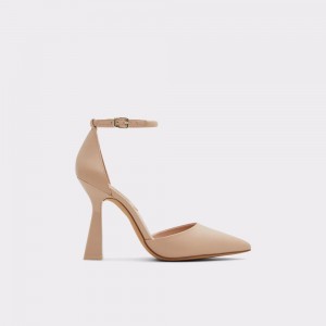 Aldo Ardcarn Strappy heeled shoe Blok Topuklu Ayakkabı Kadın Bej Rengi | LTOF02583