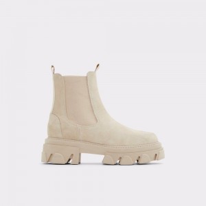 Aldo Bigtrek Chelsea boot - Lug sole Chelsea Bot Kadın Açık Bej Rengi | ASRW05687