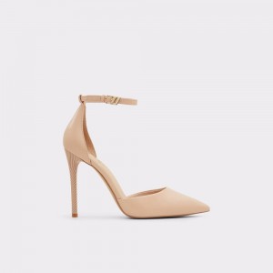 Aldo Blige Ankle strap heeled shoe - Stiletto heel Topuklu Ayakkabılar Kadın Bej Rengi | MOVX10627