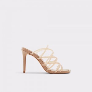 Aldo Brigette Strappy heeled sandal - Stiletto heel Sandalet Kadın Bej Rengi | PFSC45372