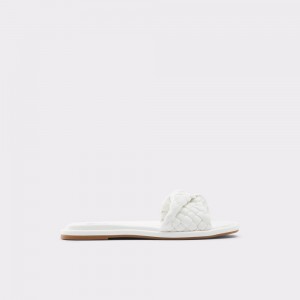 Aldo Chicago Slide sandal Sandalet Kadın Beyaz | KZMD79615