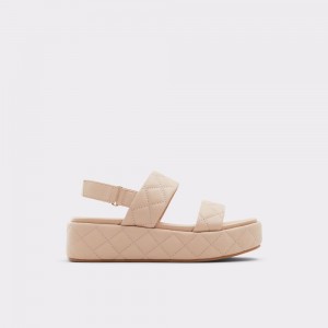 Aldo Cossette Wedge sandal - Flatform Sandalet Kadın Bej Rengi | BGLI76029