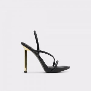 Aldo Dorah Sling back heeled sandal Sandalet Kadın Siyah | WHYT85971