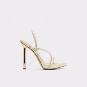 Aldo Dorah Sling back heeled sandal Sandalet Kadın Altın | ESTD49813