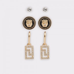 Aldo Drievia Earrings Takı Kadın Siyah Altın | LQSN48209