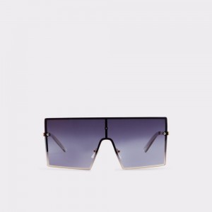 Aldo Dwawen Square sunglasses Güneş Gözlüğü Kadın Siyah Altın | GAOV82053