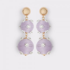 Aldo Emblem Statement earrings Takı Kadın Açık Mor | JQYL90618