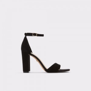 Aldo Enaegyn Ankle strap heeled sandal - Cup sole Blok Topuklu Ayakkabı Kadın Siyah | YFCR68192