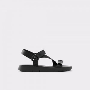 Aldo Eoweniel Strappy flat sandal Sandalet Kadın Siyah | SBGK13645