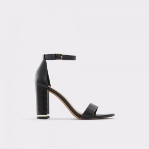 Aldo Frilajan High heel sandal - Block heel Sandalet Kadın Siyah | UWQP43182