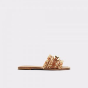 Aldo Fringie Slide sandal Sandalet Kadın Kahverengi | DXMW39782