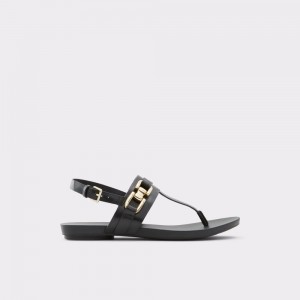 Aldo Gannamaryn T-strap sandal Sandalet Kadın Siyah | KUIB17803