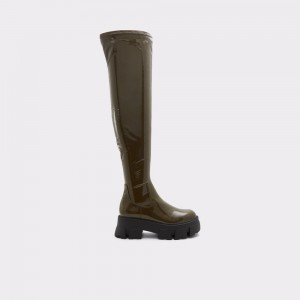 Aldo Grandmode Over-the-knee boot - Lug sole Bot Kadın Haki | DFUG10865