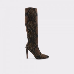 Aldo Gwenith Knee-high boot - Block heel Bot Kadın Kahverengi | RKPT87526