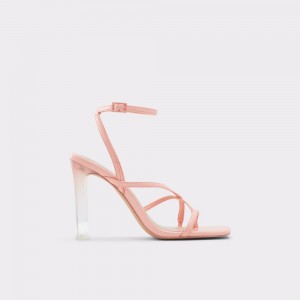 Aldo Hainiel Strappy heeled sandal - Cup sole Sandalet Kadın Açık Turuncu | KDNQ75091