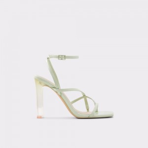 Aldo Hainiel Strappy heeled sandal - Cup sole Sandalet Kadın Açık Yeşil | YWVN26890