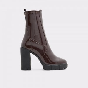 Aldo Ilanna Ankle boot - Lug sole Kısa Bot Kadın Koyu Kahverengi | DVNH42510