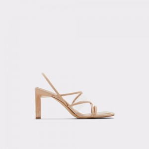 Aldo Jennifer Strappy heeled sandal - Cup sole Sandalet Kadın Bej Rengi | TWXE04763