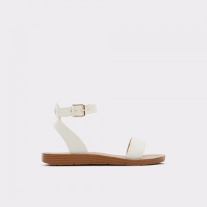 Aldo Kedaredia Flat sandal Sandalet Kadın Beyaz | HFRP45293