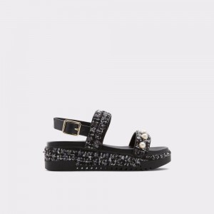 Aldo Lapalma Wedge sandal - Flatform Sandalet Kadın Siyah | HKZJ83504