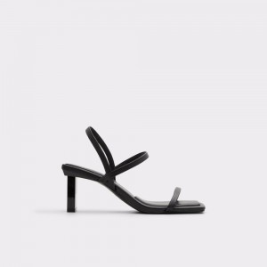 Aldo Lokurr Sling back heeled sandal Blok Topuklu Ayakkabı Kadın Siyah | YQDI37586