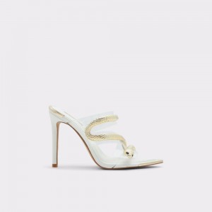 Aldo Najash Strappy heeled sandal - Stiletto heel Sandalet Kadın Beyaz | YMHD49251