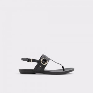 Aldo Pandra Thong sandal Sandalet Kadın Siyah | XCRM17085