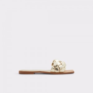 Aldo Poets Slide sandal Sandalet Kadın Altın | MYGU96235