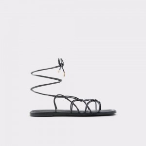 Aldo Posey Strappy flat sandal Sandalet Kadın Siyah | JBWY13284