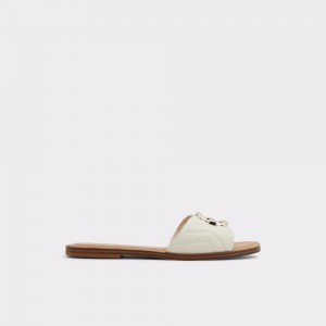 Aldo Qelajar Slide sandal Sandalet Kadın Beyaz | VZXA28713