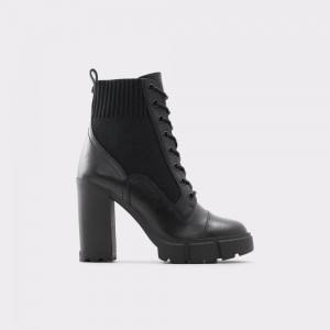 Aldo Rebel Combat boots - Lug sole Savaş botları Kadın Siyah | IWGC82476