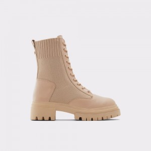 Aldo Reflow-w Combat ankle boot - Lug sole Savaş botları Kadın Bej Rengi | XHJM95248