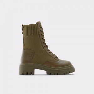 Aldo Reflow-w Combat ankle boot - Lug sole Savaş botları Kadın Haki | CXPV86253