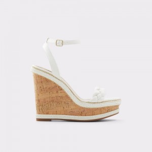 Aldo Saluth Wedge sandal - Wedge heel Sandalet Kadın Beyaz | QSWO41386