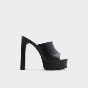 Aldo Savilla Heeled mule - Plateforme Platform Ayakkabı Kadın Siyah | EGIU94653