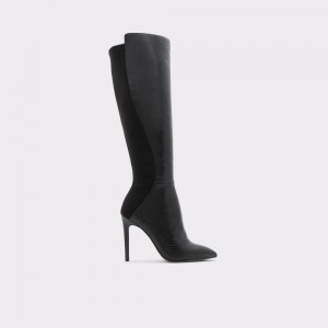 Aldo Sophialaan Knee-high boot - Stiletto heel Bot Kadın Siyah Yılan | MRDY91564