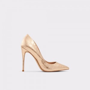 Aldo Stessy_ High heel shoe - Stiletto heel Topuklu Ayakkabılar Kadın Pembe Altın | CFDU26089