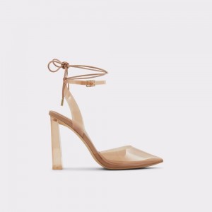 Aldo Tilah Strappy heeled shoe - Block heel Topuklu Ayakkabılar Kadın Bej Rengi | IZNV60824