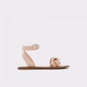 Aldo Tressa Sling back flat sandal Sandalet Kadın Bej Rengi | VFBJ08965