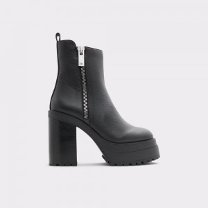 Aldo Upside Platform ankle boot - Lug sole Kısa Bot Kadın Siyah | LANU28159