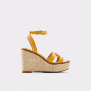 Aldo Wedge sandal - Wedge heel Sandalet Kadın Sarı | IGNF12354