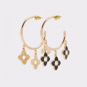 Aldo Zaligan Earrings Takı Kadın Siyah Altın | APKE34658