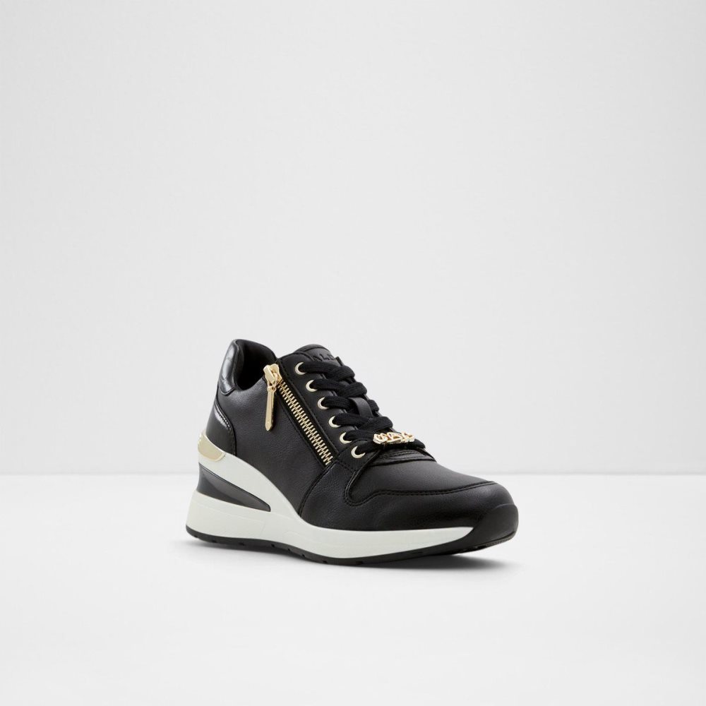 Aldo Adwiwiax Wedge sneaker - Wedge heel Perfect Pairings Kadın Siyah | GRLE78913