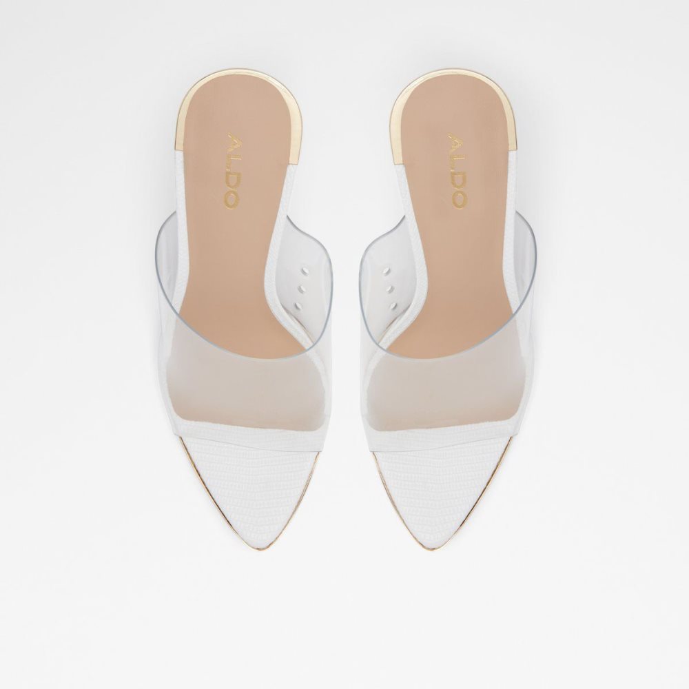 Aldo Afeadan High heel sandal - Block heel Sandalet Kadın Beyaz | UVIZ71849